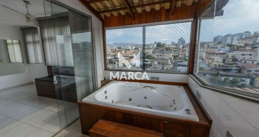 Cobertura para aluguel, 3 quartos, 1 suíte, 2 vagas, Sagrada Família - Belo Horizonte/MG