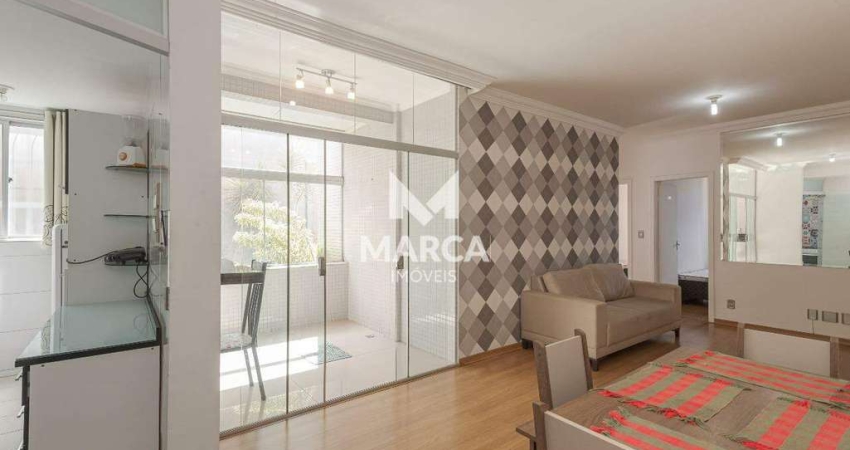 Apartamento para aluguel com 3 quartos, sendo 1 suíte, varanda e 2 vagas, com ou sem mobília, bairro Nova Granada - Belo Horizonte