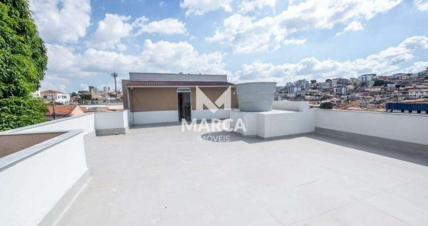 Cobertura para aluguel, 3 quartos, 1 suíte, 1 vaga, Carlos Prates - Belo Horizonte/MG