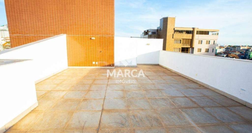 Cobertura para aluguel, 2 quartos, 1 suíte, 2 vagas, Caiçaras - Belo Horizonte/MG