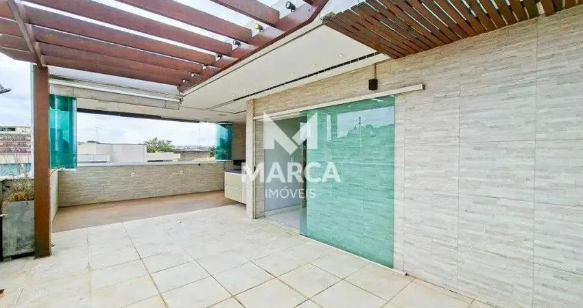 Cobertura à venda, 3 quartos, 2 suítes, 3 vagas, santa rosa - belo horizonte/mg