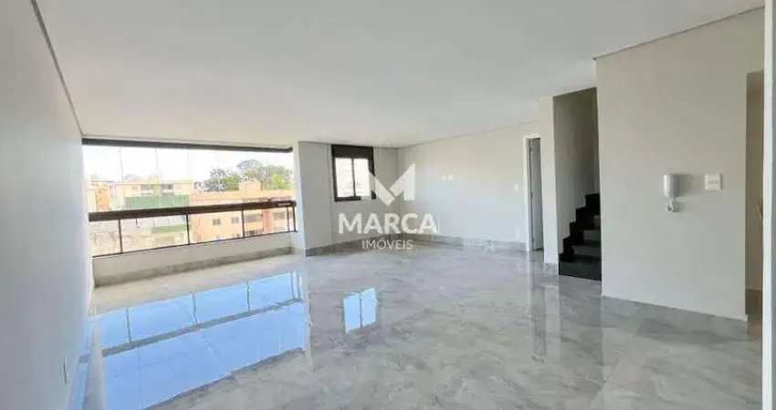 Cobertura à venda, 3 quartos, 2 suítes, 4 vagas, castelo - belo horizonte/mg