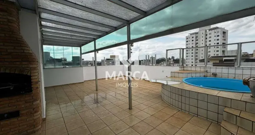 Cobertura para aluguel, 2 quartos, 1 suíte, 2 vagas, castelo - belo horizonte/mg