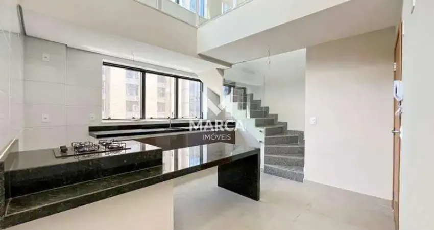 Cobertura à venda, 2 quartos, 2 suítes, 2 vagas, lourdes - belo horizonte/mg