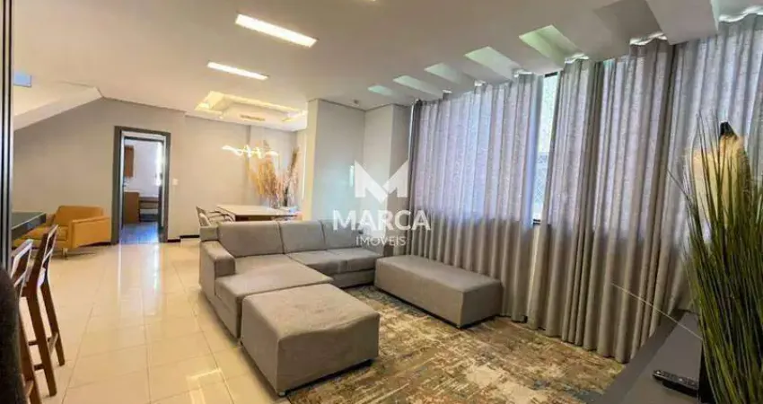 Cobertura à venda, 3 quartos, 2 suítes, 2 vagas, castelo - belo horizonte/mg