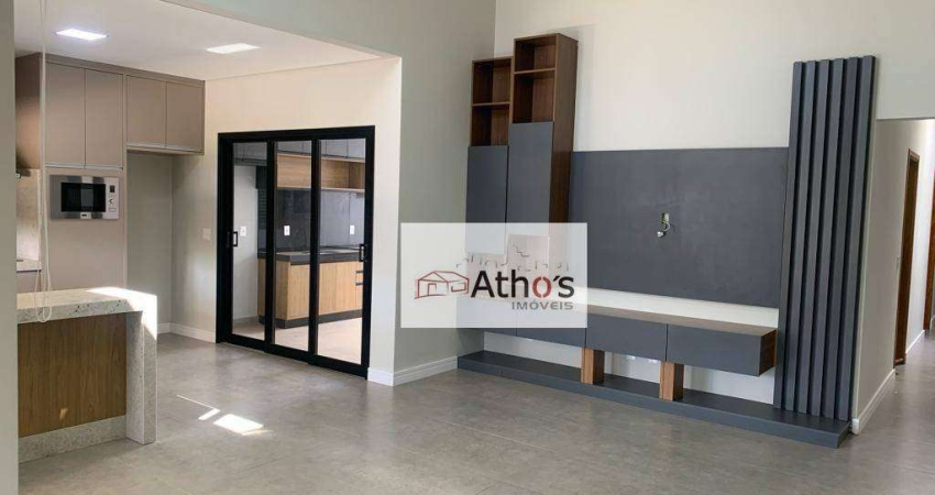 Casa a venda, Jd. Brescia, Indaiatuba/SP, 3 suites, sala ampla. cozinha integrada, escritorio, planejados em todos os ambientes, 4 vagas