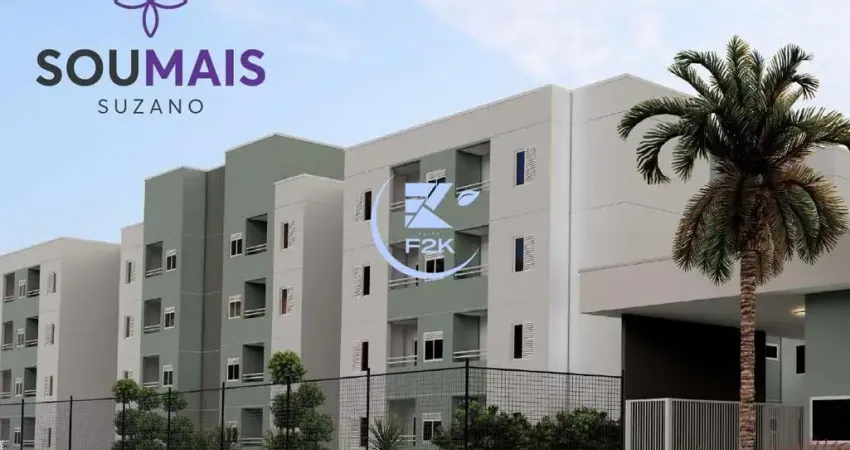Apartamento na Planta em Suzano, 2 dorms com lazer completo