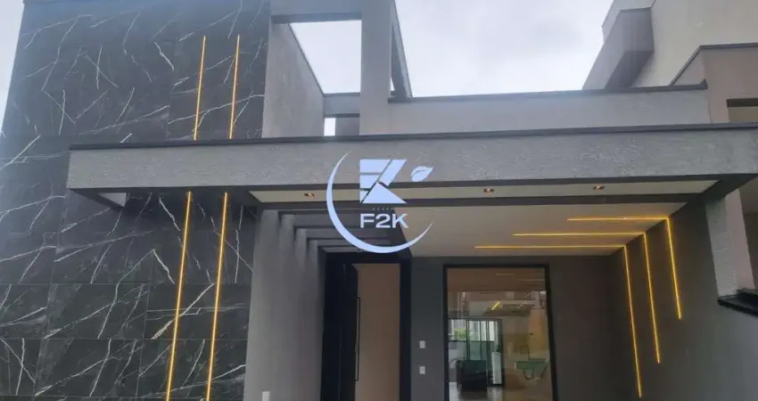 Excelente casa térrea à venda em condomínio, com 3 dorms sendo 3 suítes e espaço