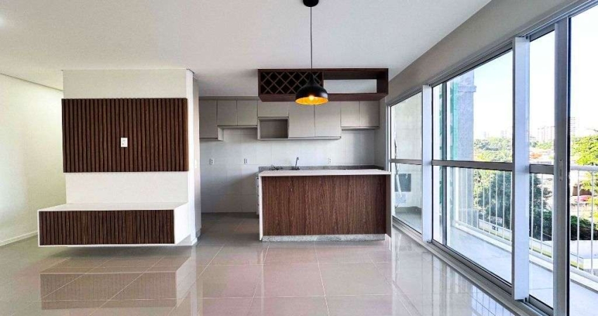 Apartamento com 76m² com 3 quartos sendo 02 suítes para alugar por R$ 3.650/mês - Setor Pedro Ludovico - Goiânia