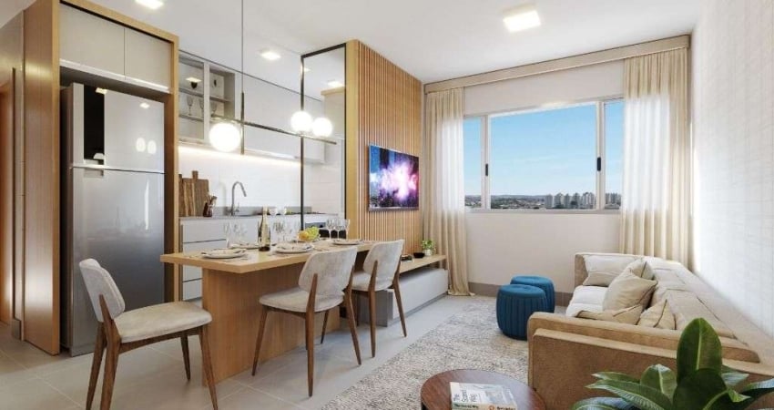 Apartamentos de 58 m² com 02 suítes à venda a partir de R$ 433.000 no Jardim Planalto - Goiânia