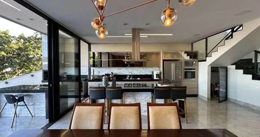 Sobrado de 268 m² com 3 quartos para alugar, por r$12.500,00 ao mês no condomínio do lago em goiâni