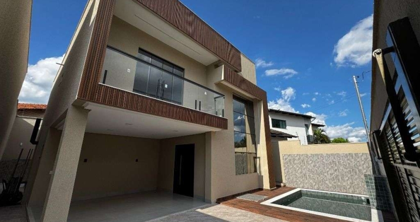 Sobrado de 217 m² com 04 suítes à venda por R$ 1.350.000 no Setor Jaó - Goiânia