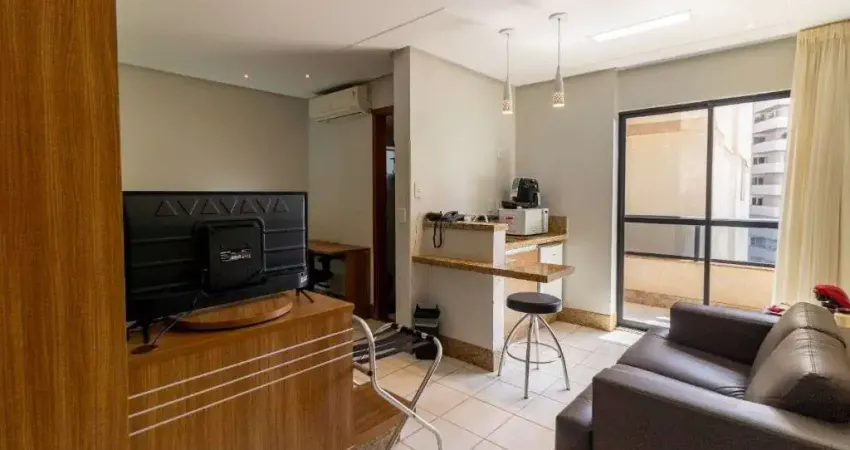 Flat de 27 m² com 1 quarto á venda no Sun Square Suítes Hotel - Setor Oeste- Goiânia/GO