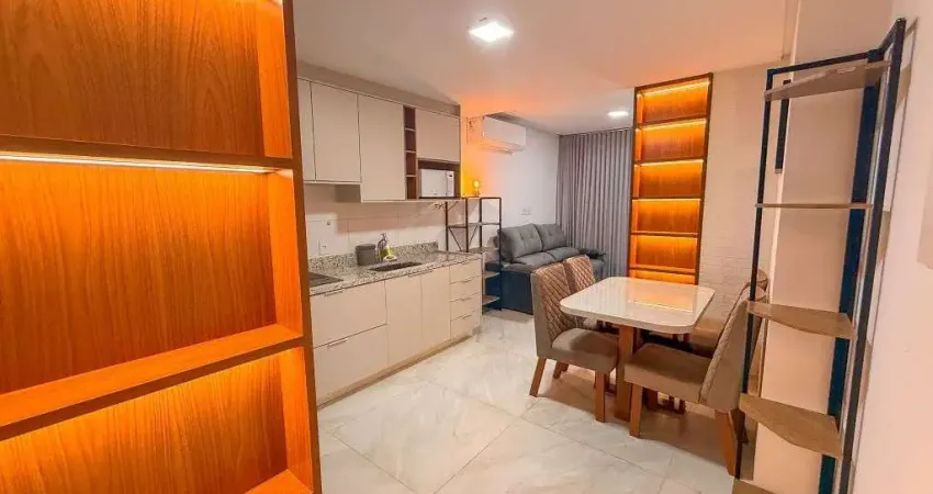 Flat com 42 m² co 01 quarto, para alugar por R$ 3.900,00 mensais, no Setor Marista, Goiânia.