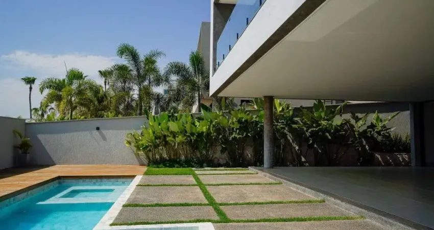 Sobrado de 510 m² com 04 quartos à venda por r$ 7.450.000,00 no residencial alphaville flamboyant ipês em goiânia/go