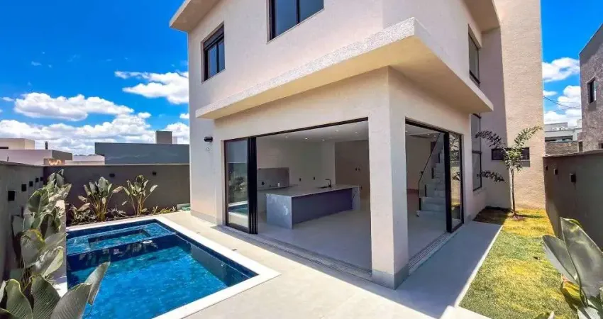 Sobrado de 242 m² com 04 suítes à venda por r$ 1.900.000,00 - jardins capri - senador canedo-go.