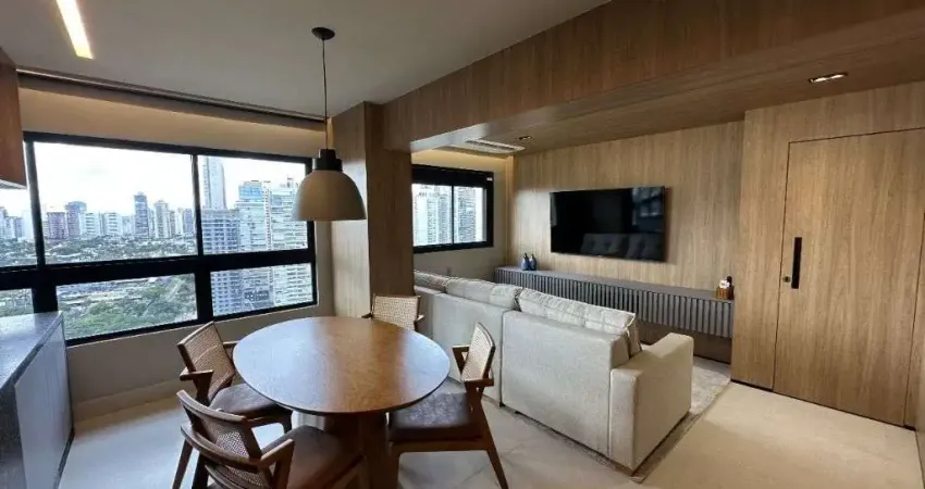 Apartamento de 66 m² com 01 quarto à venda por r$ 890.000,00 - setor pedro ludovico - goiânia-go.