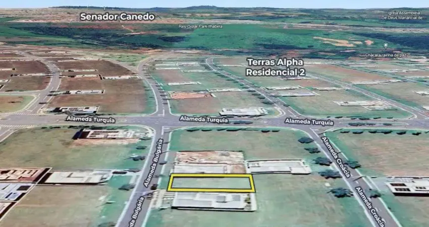 Terreno de 304 m² à venda por r$ 187.000 no terras alphaville 2 - senador canedo/go