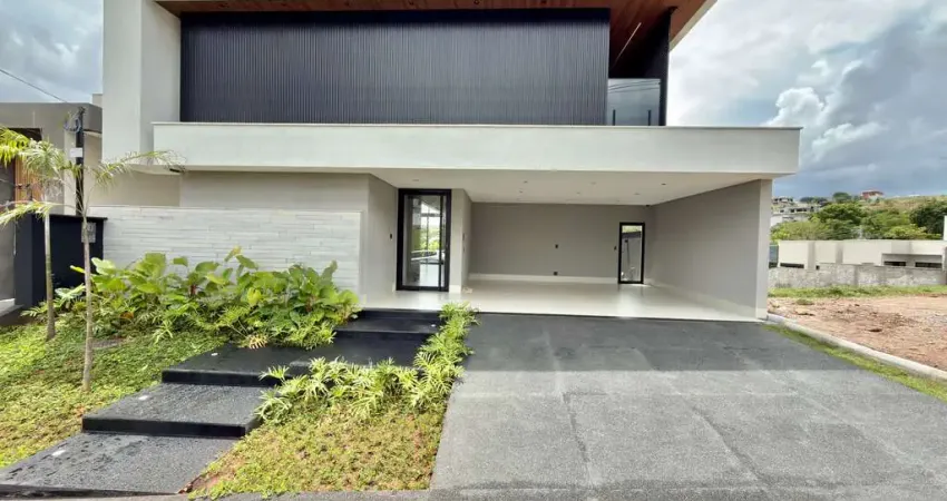 Casa de Condomínio com 4 Suítes, Escritório e Home TV à Venda no Jardins Bolonha em Senador Canedo/GO.