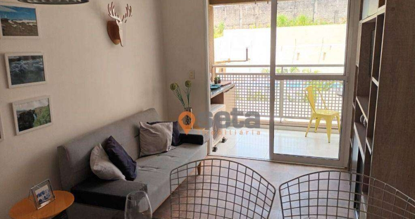 Apartamento para alugar, 37 m² por R$ 3.515,00/mês - Centro - São José dos Campos/SP