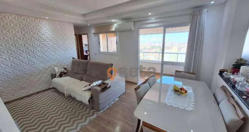 Apartamento com 2 dormitórios à venda, 70 m² por r$ 680.000,00 - parque industrial - são josé dos campos/sp