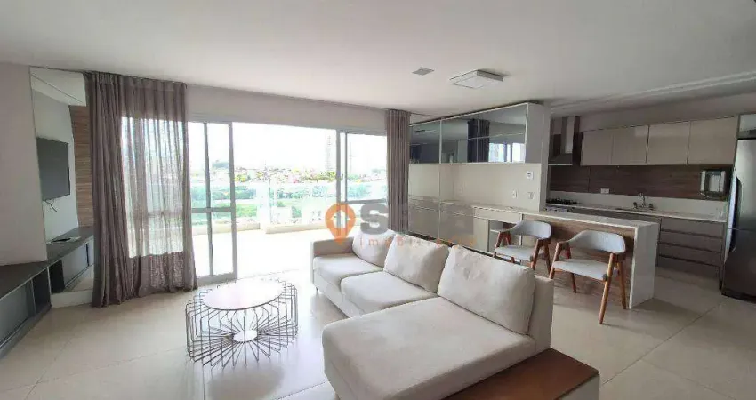 Apartamento com 2 dormitórios para alugar, 133 m² por r$ 8.874,00/mês - vila ema - são josé dos campos/sp