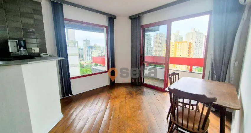 Apartamento com 1 dormitório para alugar, 45 m² por R$ 2.664,00/mês - Jardim São Dimas - São José dos Campos/SP