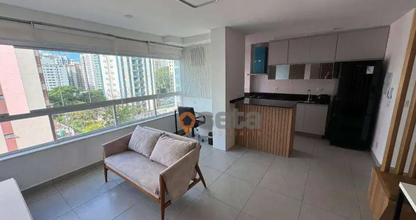 Apartamento para alugar, 48 m² por R$ 4.540,00/mês - Jardim Aquarius - São José dos Campos/SP