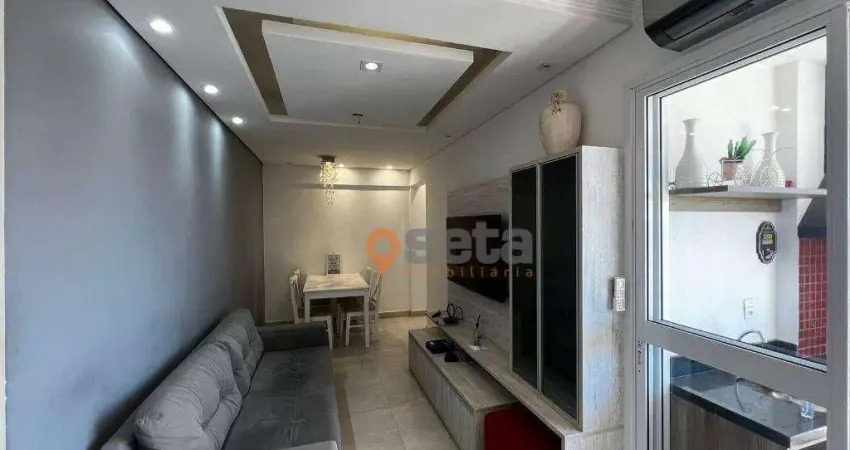 Apartamento com 2 dormitórios para alugar, 52 m² por R$ 3.773,33/mês - Urbanova - São José dos Campos/SP