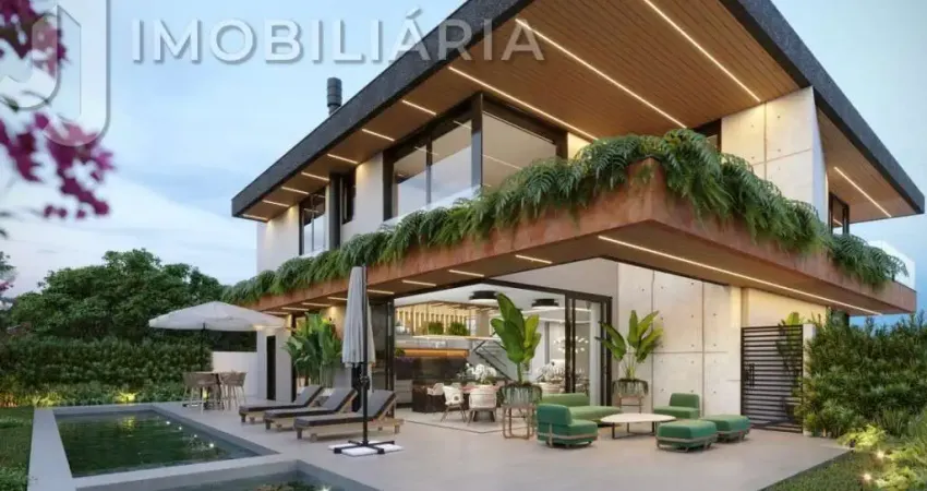 Casa residencial com 6 quartos à venda, 597.60 m2 por r$10700000.00 - cacupe - florianopolis/sc