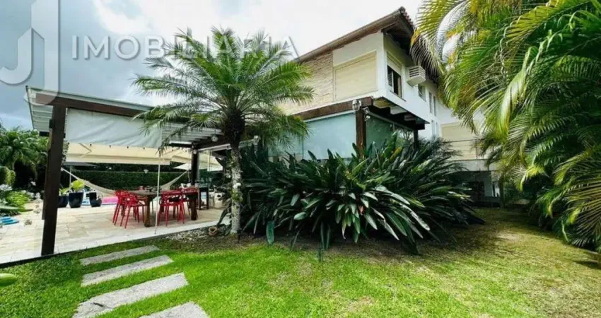 Casa residencial com 4 quartos à venda, 400.00 m2 por r$6195000.00 - jurere internacional - florianopolis/sc