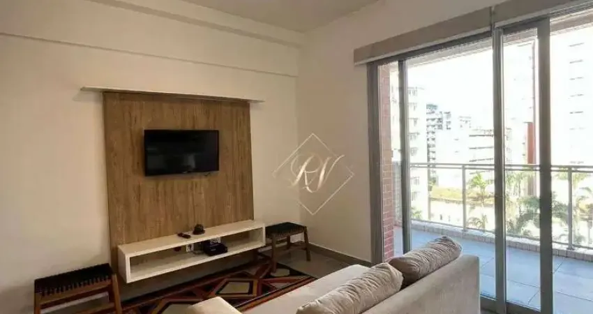 Mobiliado, quadra da praia!!!! vista parcial mar, lazer completo no bairro boqueirão em santos!!!