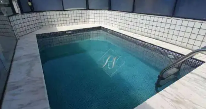 Cobertura com piscina e churrasqueira, 4 dormitórios amplos, em excelente localização na cidade de santos!!!