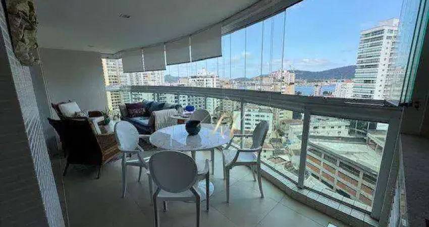 Excelente apartamento, 3 suítes, varanda fechada em vidros, lazer completo no bairro ponta da praia na cidade de santos!!!