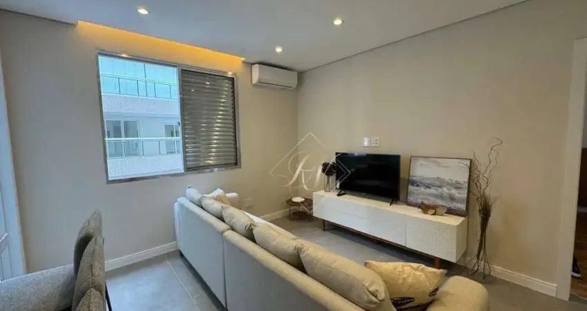 Apartamento com 1 dormitório à venda, 56 m² por r$ 480.000,00 - boqueirão - santos/sp