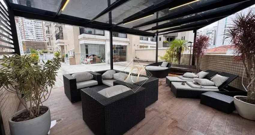 Maravilhoso apartamento garden, com 256m², super amplo e arejado, prédio com lazer, a 2 quadras da praia no coração do Gonzaga!!