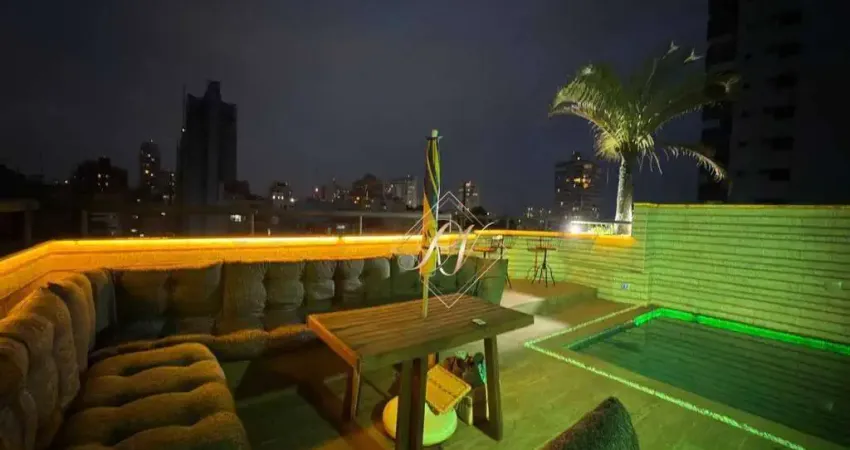 COBERTURA IMPECÁVEL, PORTEIRA FECHADA, VISTA MAR, CHURRASQUEIRA, PISCINA, NA QUADRA DA PRAIA EM SANTOS!!!!