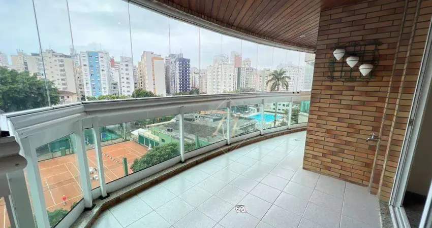 Apartamento com 3 dormitórios, sacada na sala, bem arejado, iluminado pelo sol da manhã, no bairro Boqueirão em Santos!!!