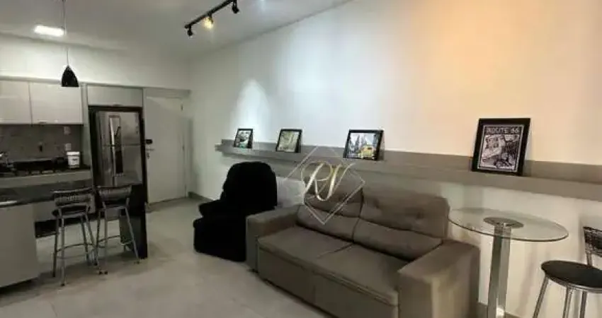 MOBILIADO, APARTAMENTO TIPO STUDIO, SACADA FECHADA EM VIDROS, LAZER COMPLETO NA CIDADE DE SANTOS!!!