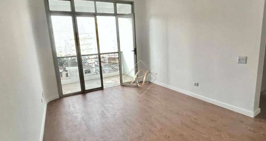 FRENTE, ANDAR ALTO, SOL DA MANHÃ, 2 DORMITÓRIOS, SACADA NA SALA, NO BAIRRO BOQUEIRÃO EM SANTOS!!!