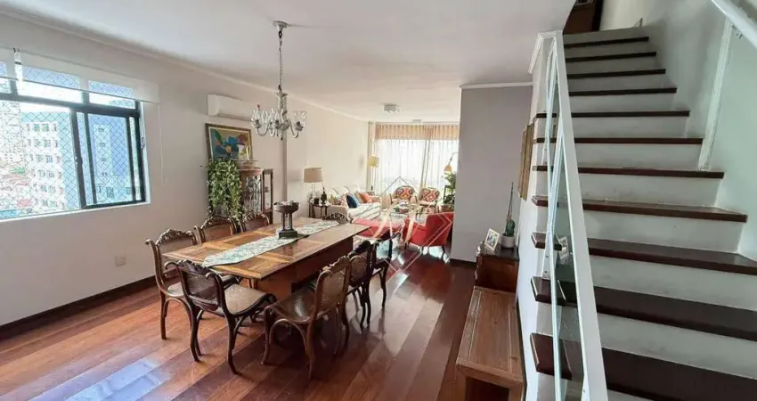 Maravilhosa cobertura duplex na quadra da praia no bairro Embaré, um dos bairros mais valorizados e procurado para morar em Santos!!!