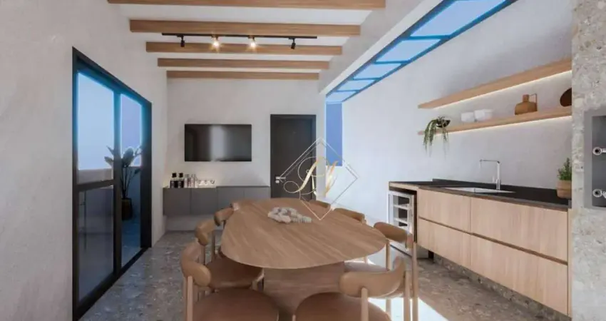 Casa alta duplex, 3 dormitórios, sendo 2 suítes, piscina com cascata e churrasqueira, no bairro embaré em santos!!!