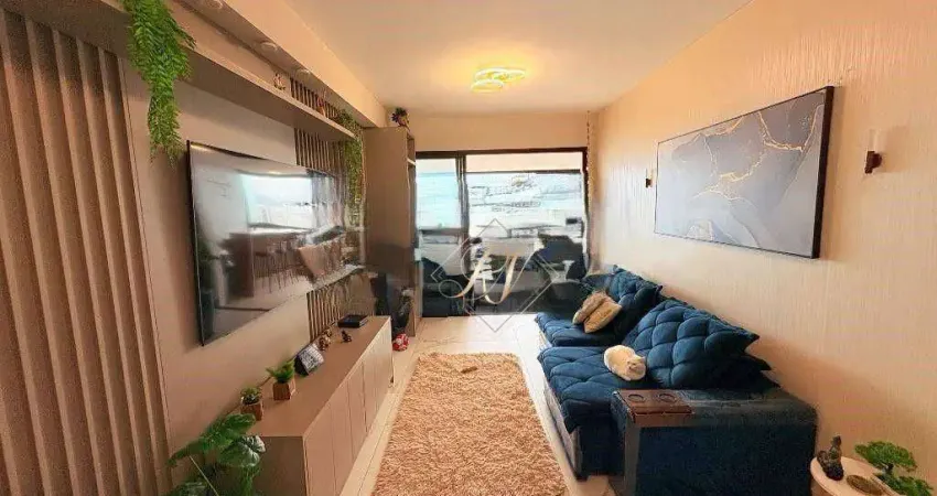 Apartamento com 3 dormitórios à venda, 120 m² por r$ 1.900.000,00 - aparecida - santos/sp