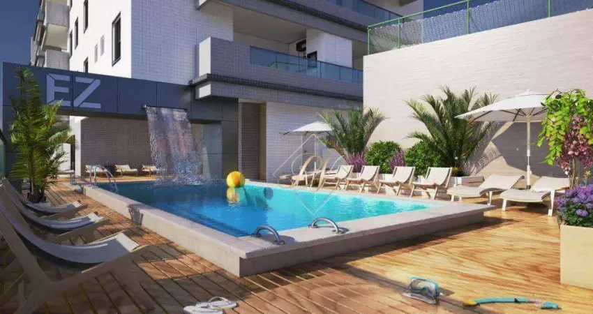 Apartamento com 2 dormitórios à venda, 70 m² por r$ 568.000,00 - aviação - praia grande/sp