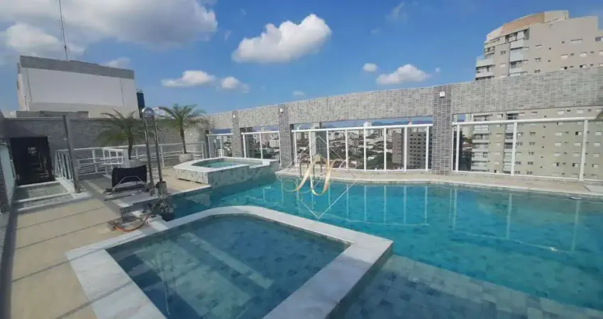 Fino acabamento, sol da manhã, mobiliado, 1 suíte, lazer, no bairro boqueirão em santos!!!