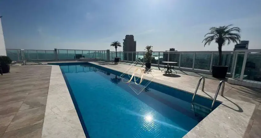 Porteira fechada!!! fino acabamento, vista lateral mar, 2 dormitórios, varanda gourmet fecahda em vidros, lazer completo, à 2 quadras da praia embaré