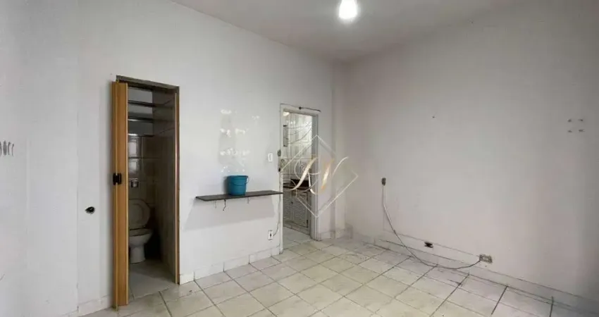 Kitnet com 1 dormitório à venda, 32 m² por r$ 240.000,00 - embaré - santos/sp
