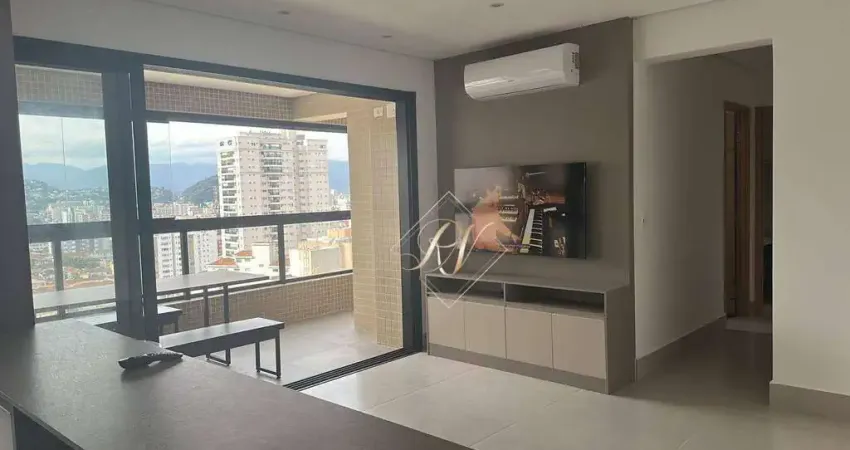 Fino acabamento, portaria fechada!!! andar alto, vista livre, varanda gourmet fechada em vidros, 2 dormitórios, 1 suíte, vaga demarcada,lazer completo