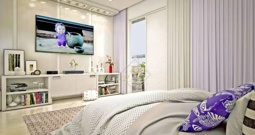 Apartamento com 2 dormitórios à venda, 73 m² por r$ 531.356,97 - maracanã - praia grande/sp