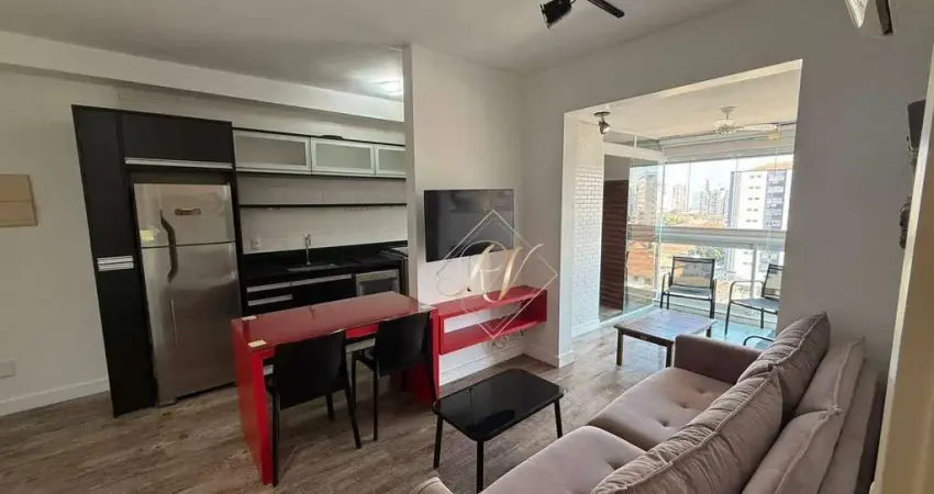 Oportunidade!! sacada na sala, 1 dormitório, lazer completo na cidade de santos!!!